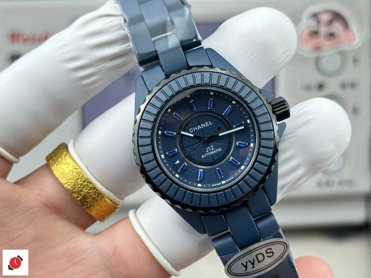 高仿香奈兒Chanel-J12 藍色陶瓷-藍鑽時刻 38MM/33MM