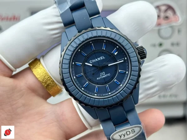 高仿香奈兒Chanel-J12 藍色陶瓷-藍鑽時刻 38MM/33MM