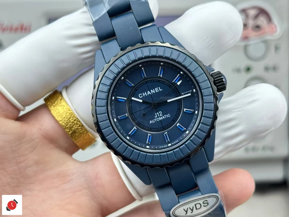 高仿香奈兒Chanel-J12 藍色陶瓷-藍鑽時刻 38MM/33MM