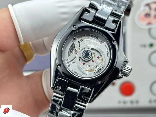 高仿香奈兒Chanel-J12 黑陶瓷鑲鑽 33MM