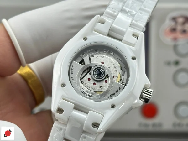 高仿香奈兒Chanel-J12 白色陶瓷鑲鑽 33MM