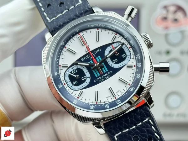 高仿百年靈 BREITLING TopTime系列 藍白盤