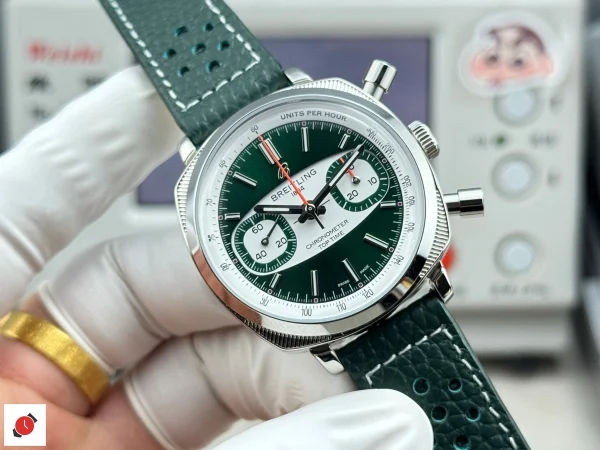 高仿百年靈 BREITLING TopTime系列 綠白盤