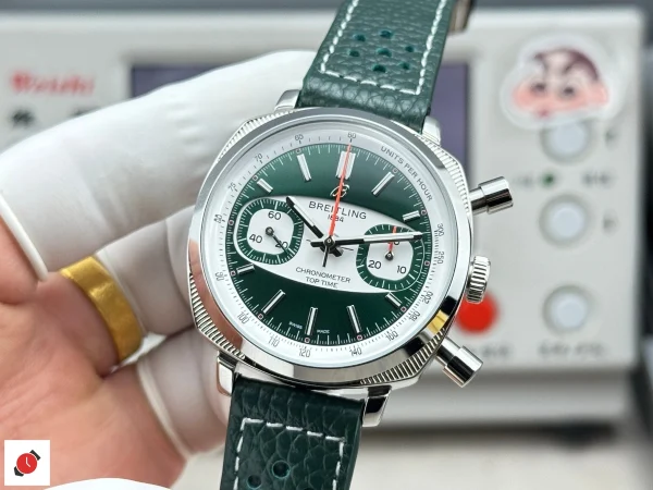 高仿百年靈 BREITLING TopTime系列 綠白盤