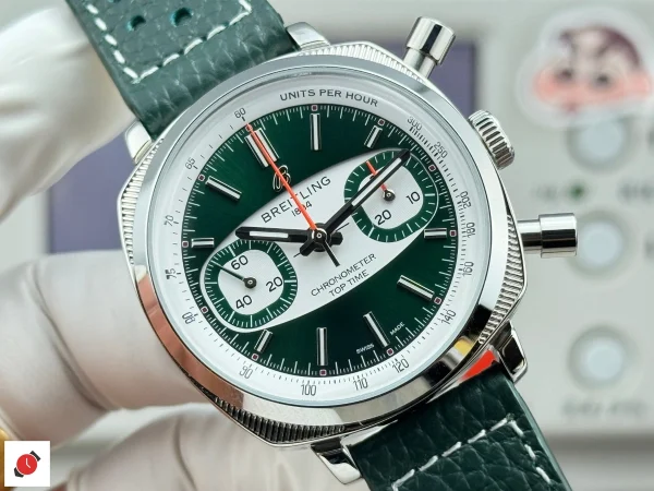 高仿百年靈 BREITLING TopTime系列 綠白盤