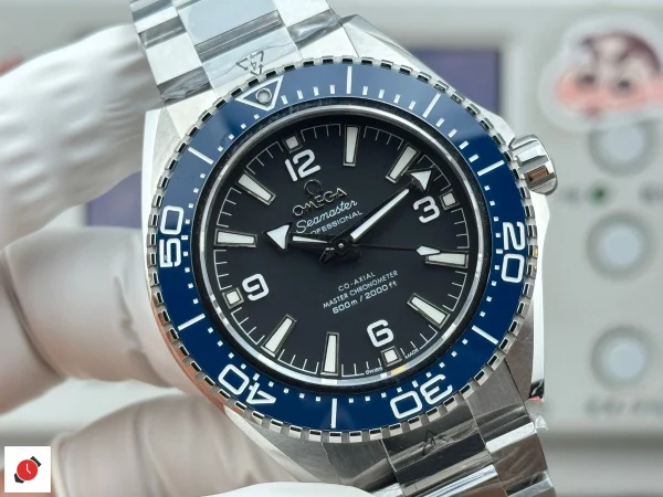 高仿歐米茄-Omega 海馬600系列 藍色陶瓷圈口鋼帶