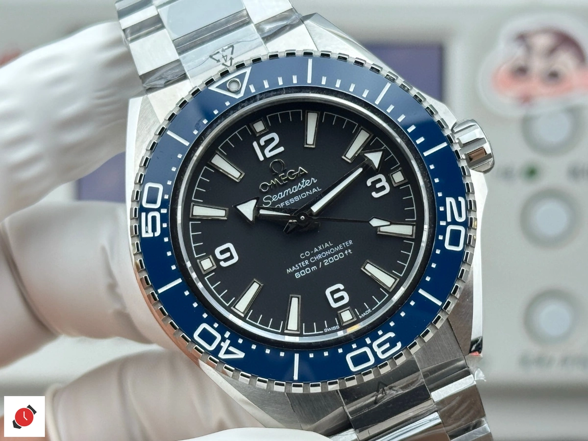 高仿歐米茄-Omega 海馬600系列 藍色陶瓷圈口鋼帶