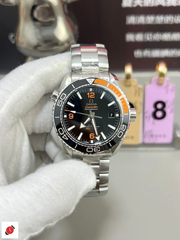 高仿歐米茄-Omega 海馬600系列 四分之一橙 鋼帶