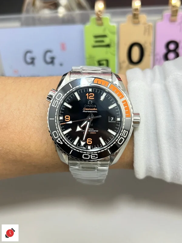 高仿歐米茄-Omega 海馬600系列 四分之一橙 鋼帶