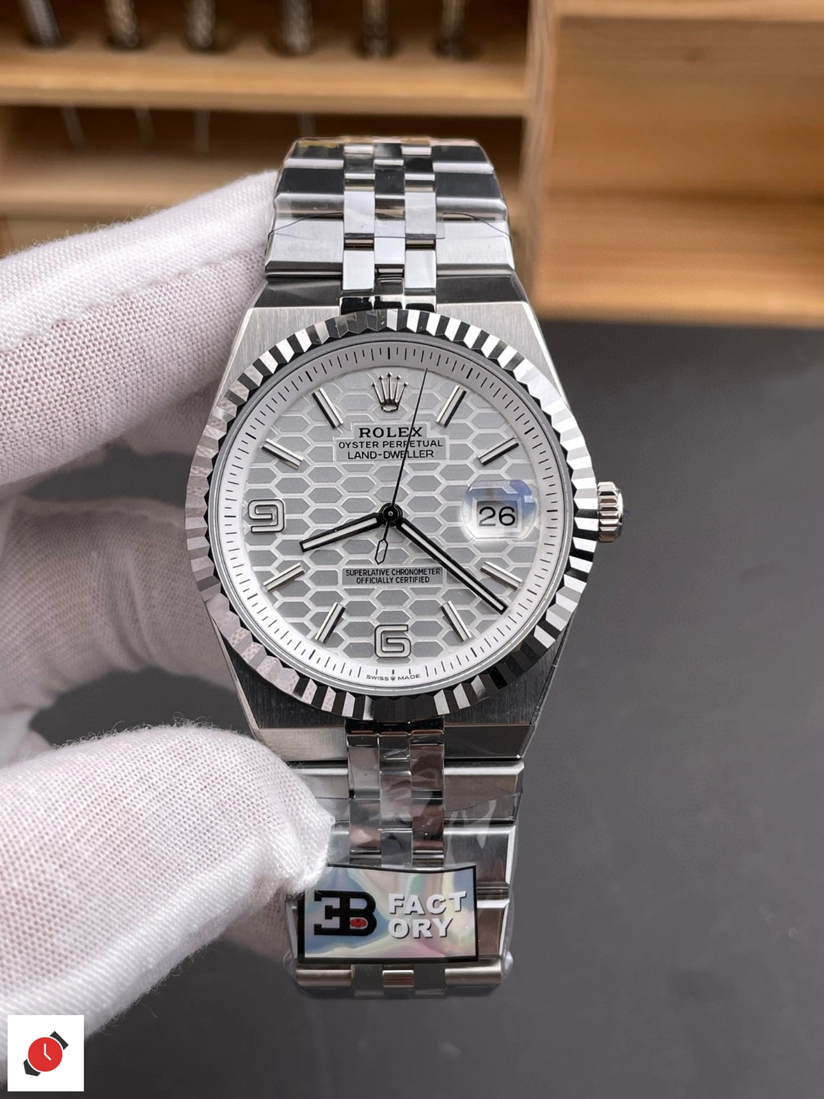 高仿勞力士-Rolex 陸使型 Land-Dweller 白盤 40MM