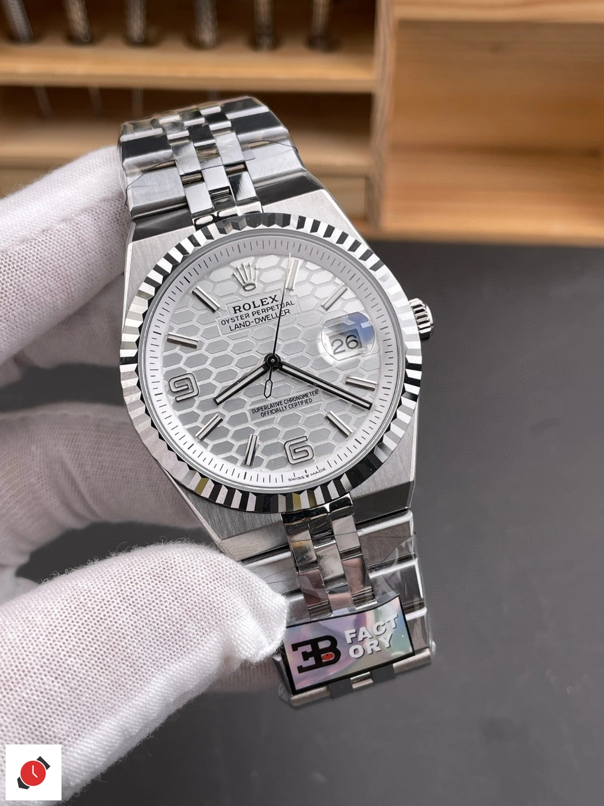 高仿勞力士-Rolex 陸使型 Land-Dweller 白盤 40MM