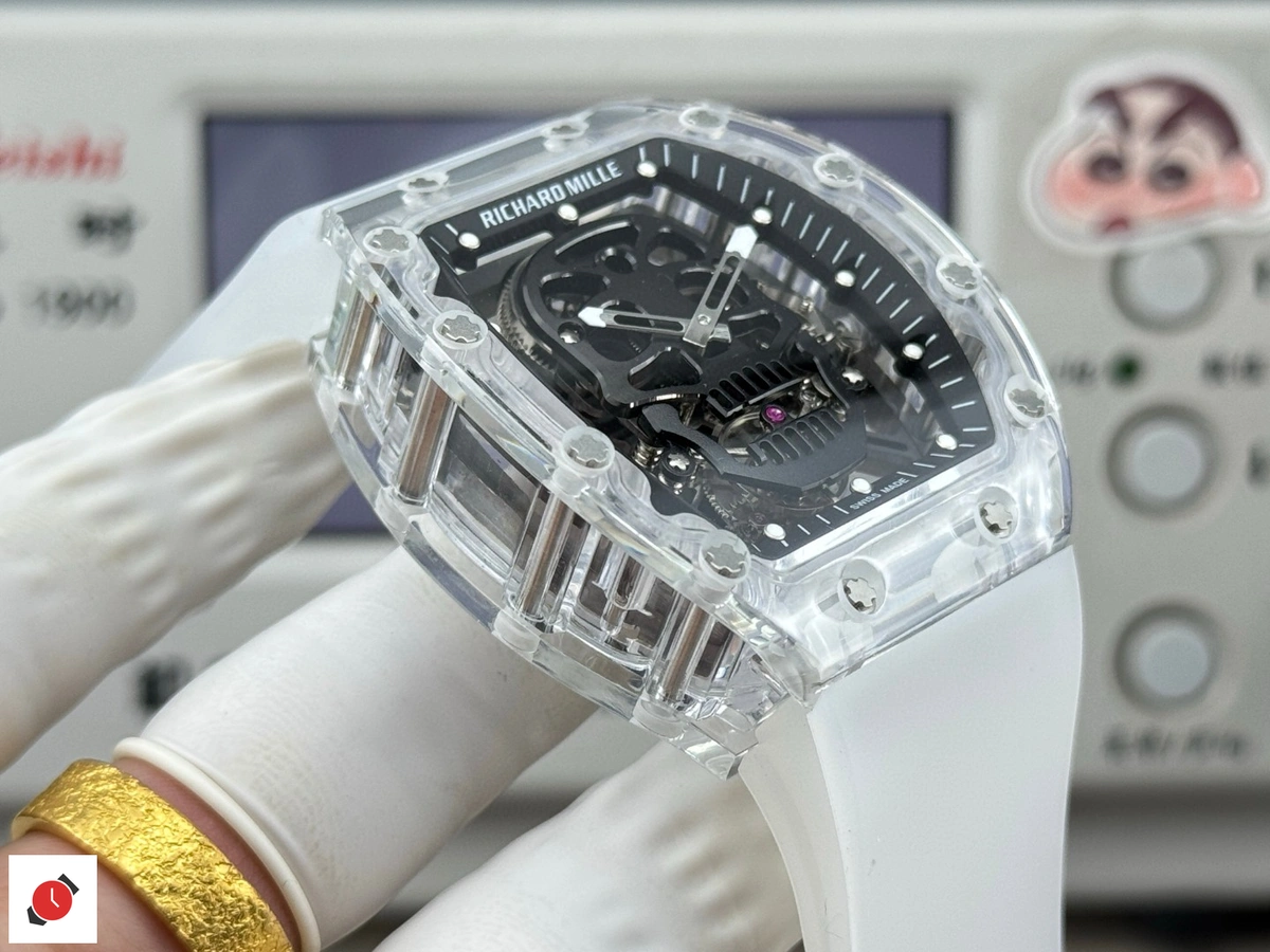 高仿里查德米爾 Richard Mille RM 052 骷髏陀飛輪 黑盤