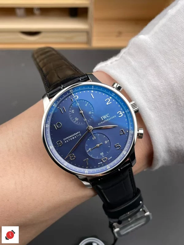 高仿萬國 IWC 葡萄牙計時 藍盤密底 41MM