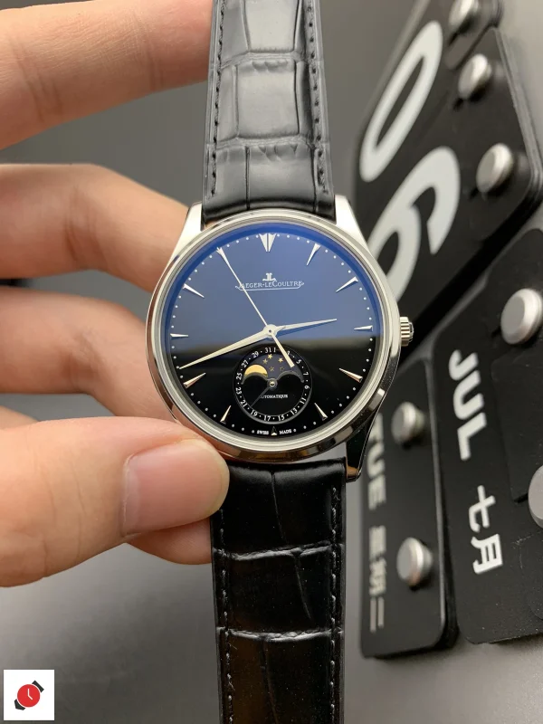 高仿積家 月向大師 黑盤月相 39MM