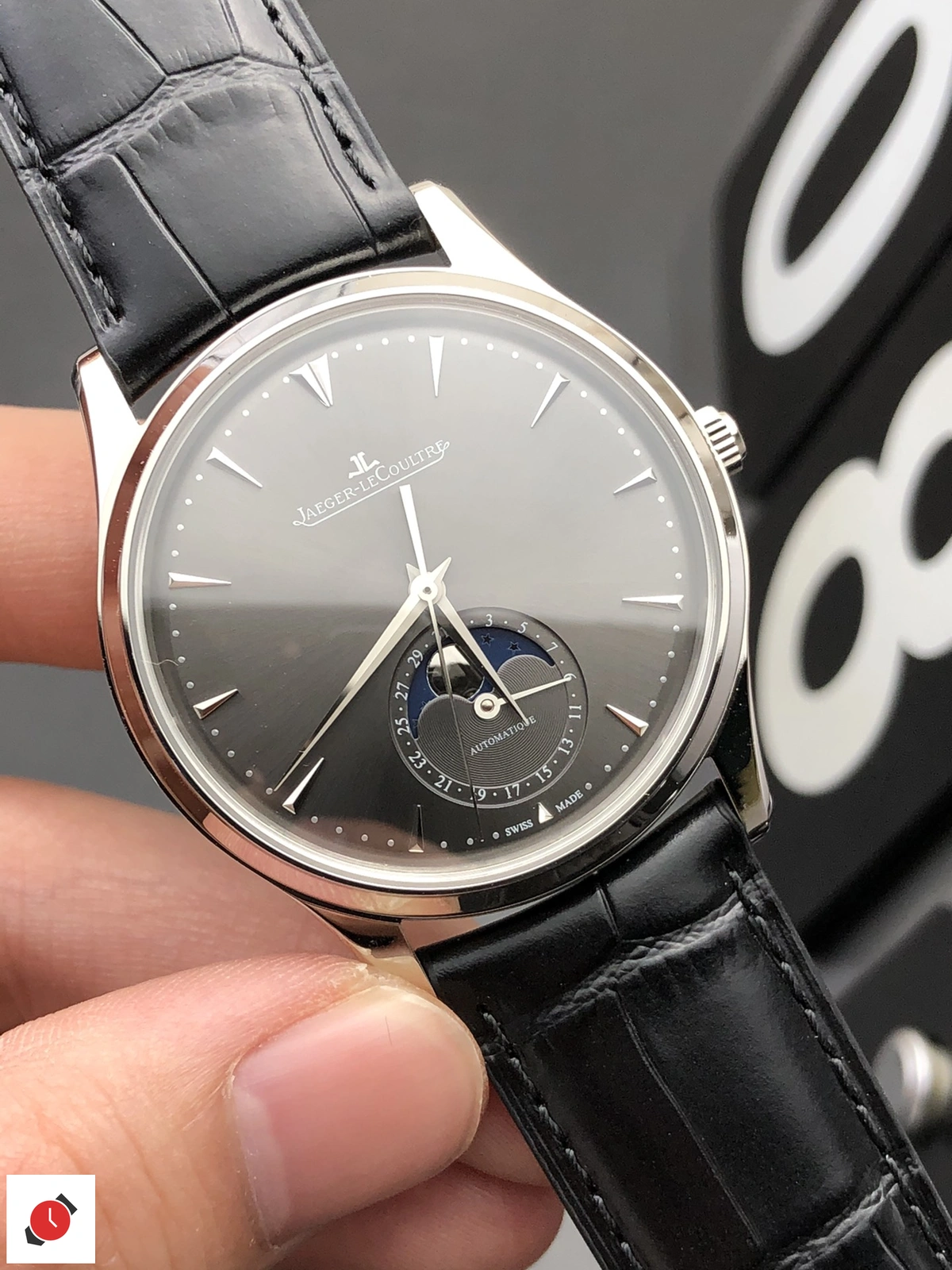 高仿積家 月向大師 灰盤月相 39MM