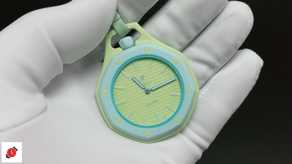 高仿Swatch AP Royal Pop 聯名款 草綠盤 40MM