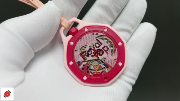 高仿Swatch AP Royal Pop 聯名款 粉紅盤 40MM