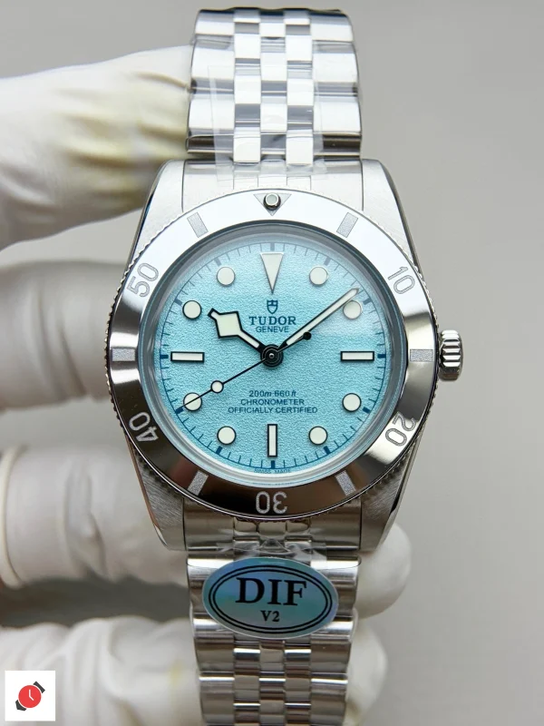高仿帝舵 black bay 54 湖水藍 37MM