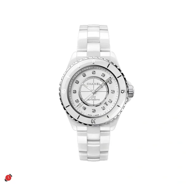 高仿香奈兒Chanel-J12 白色陶瓷鑽盤 38MM