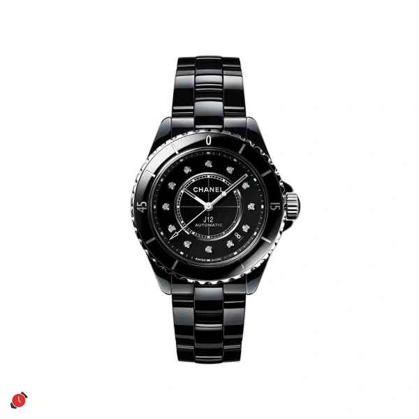 高仿香奈兒Chanel-J12 黑色色陶瓷鑽盤 38MM