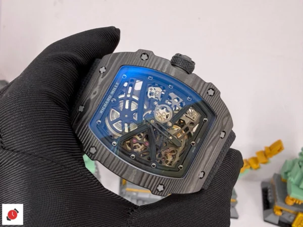 高仿里查德米爾 Richard Mille RM67-02 碳纖維 黑把頭