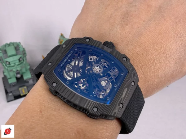 高仿里查德米爾 Richard Mille RM67-02 碳纖維 黑把頭