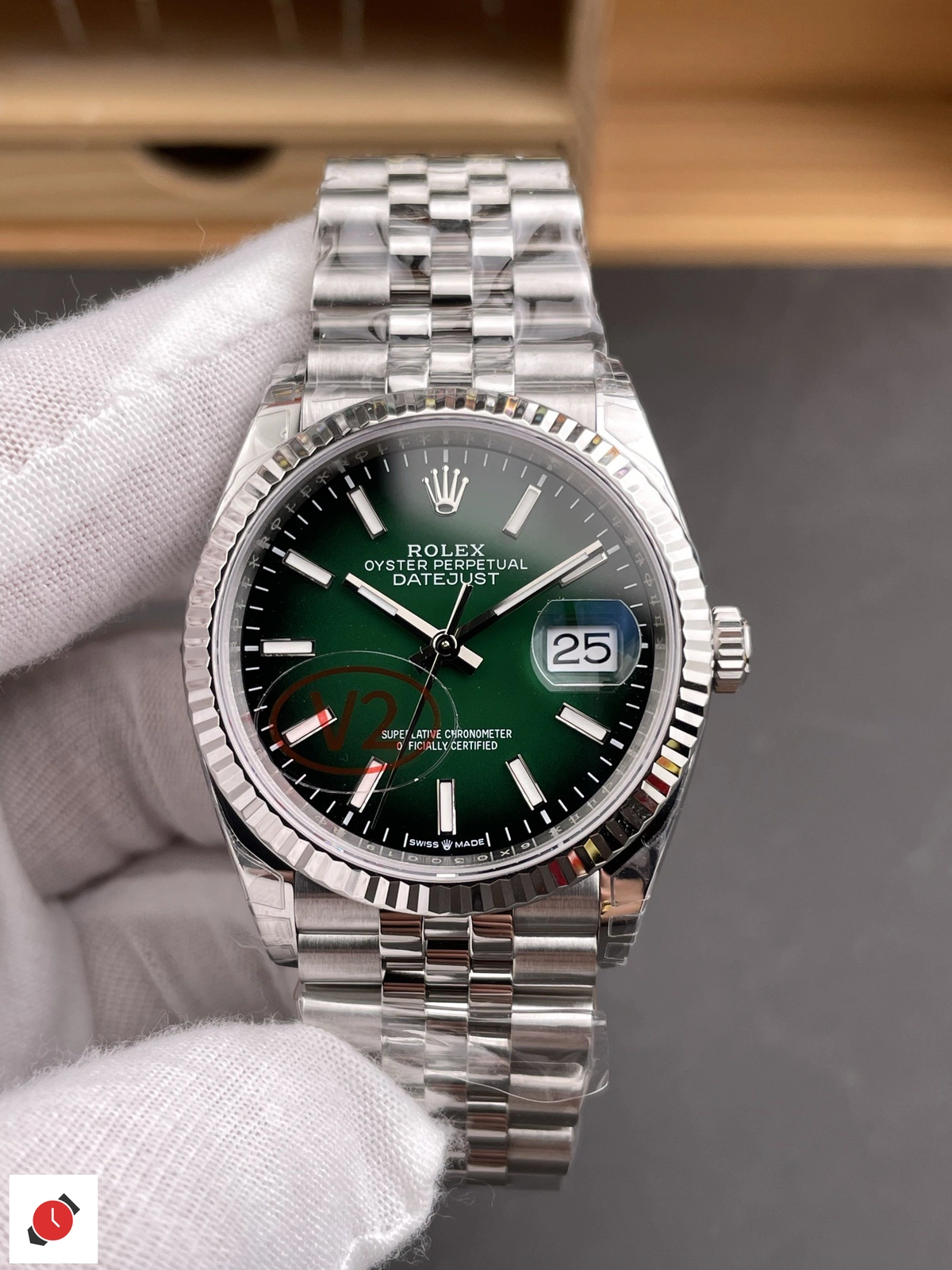 VS廠 2026新款 高仿勞力士日誌 漸變綠 41MM