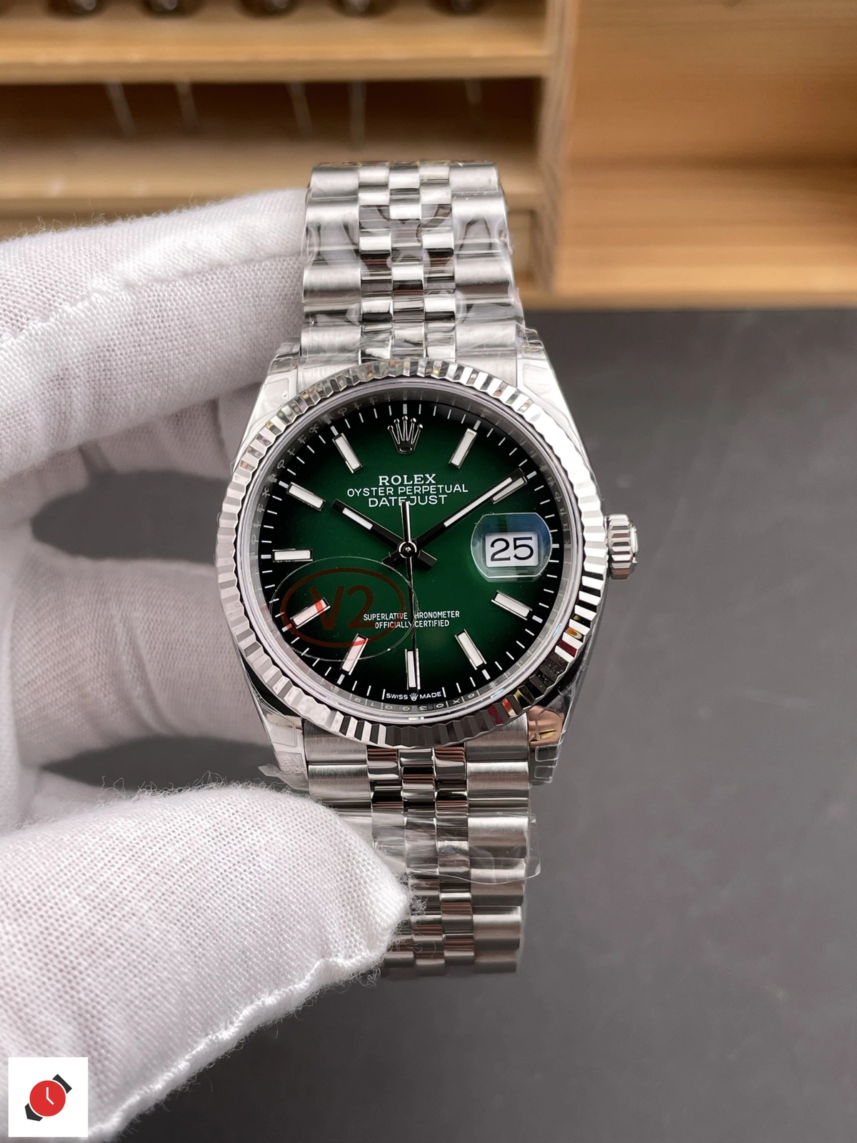 VS廠 2026新款 高仿勞力士日誌 漸變綠 41MM