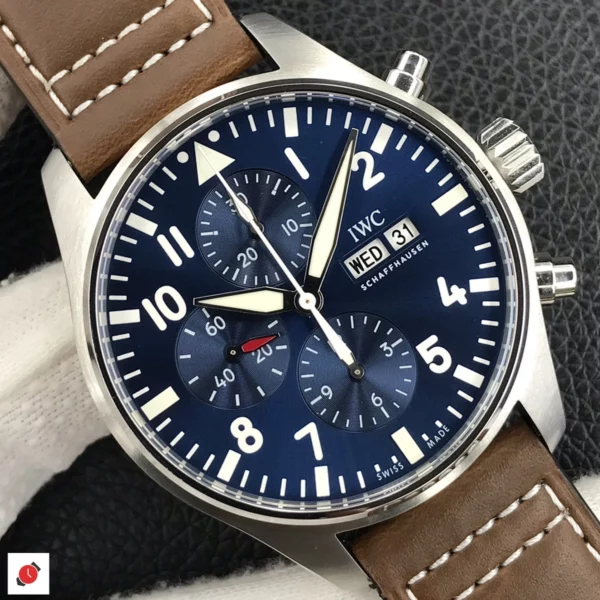 高仿IWC 萬國 飛行員計時系列 43MM 藍盤
