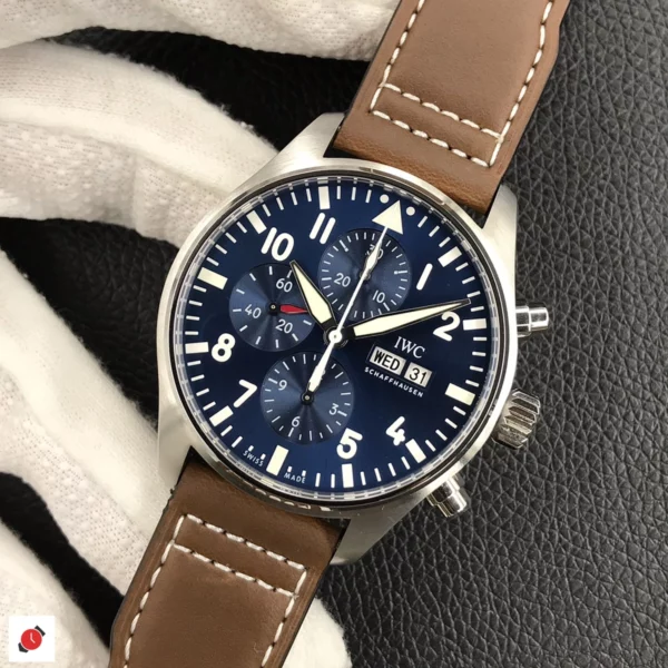 高仿IWC 萬國 飛行員計時系列 43MM 藍盤