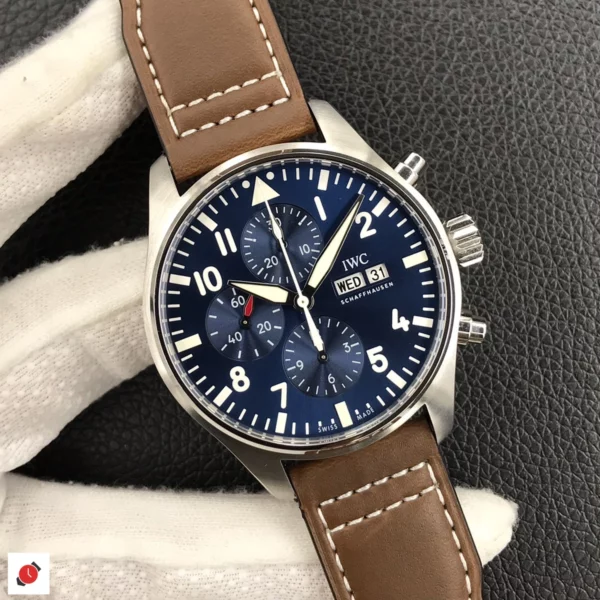 高仿IWC 萬國 飛行員計時系列 43MM 藍盤