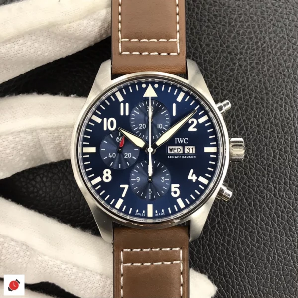 高仿IWC 萬國 飛行員計時系列 43MM 藍盤