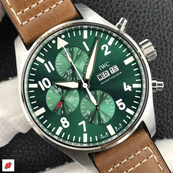 高仿IWC 萬國 飛行員計時系列 43MM 綠盤
