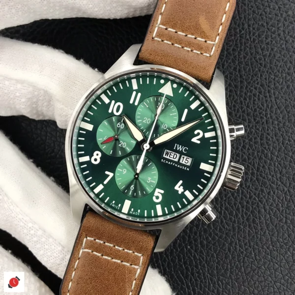 高仿IWC 萬國 飛行員計時系列 43MM 綠盤
