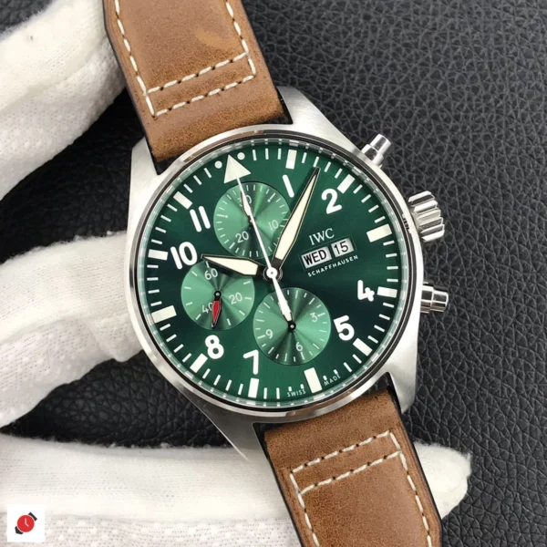 高仿IWC 萬國 飛行員計時系列 43MM 綠盤