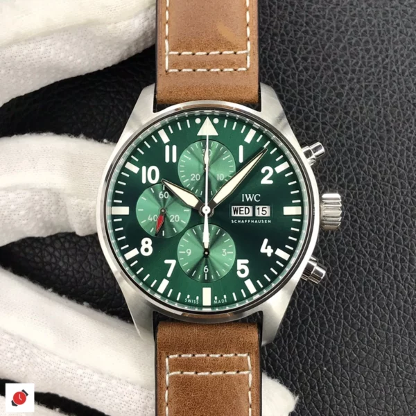 高仿IWC 萬國 飛行員計時系列 43MM 綠盤