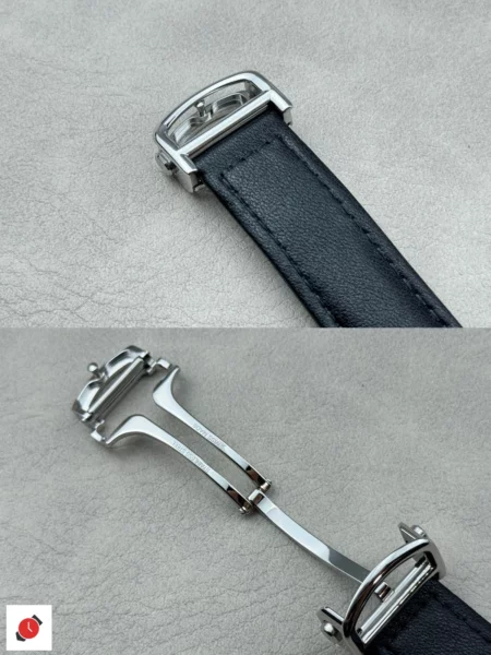 高仿卡地亞 cartier 倫敦系列 40MM 白盤黑帶