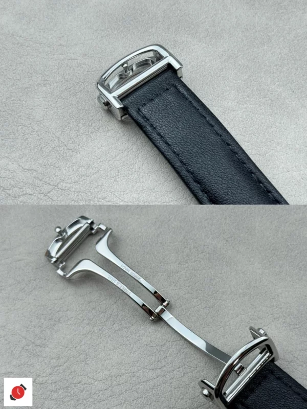 高仿卡地亞 cartier 倫敦系列 40MM 白盤黑帶