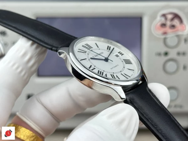 高仿卡地亞 cartier 倫敦系列 40MM 白盤黑帶