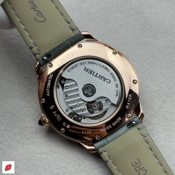 高仿卡地亞 cartier 倫敦系列 40MM 白盤金殼