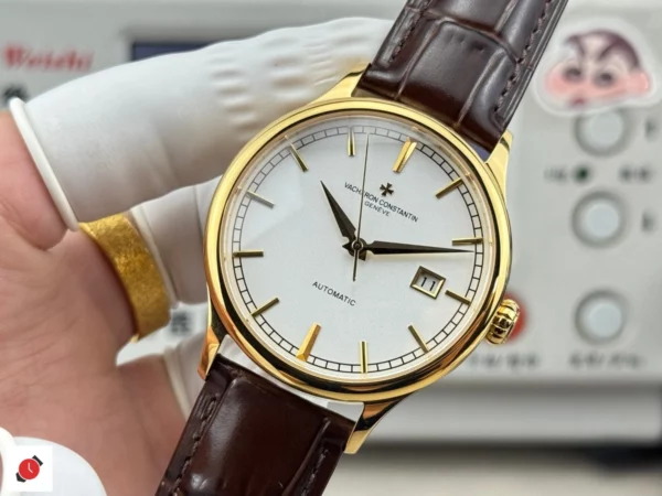 高仿江詩丹頓 傳承系列 Patrimony 白盤金殼 40MM