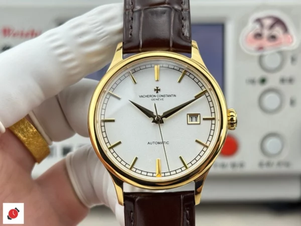 高仿江詩丹頓 傳承系列 Patrimony 白盤金殼 40MM