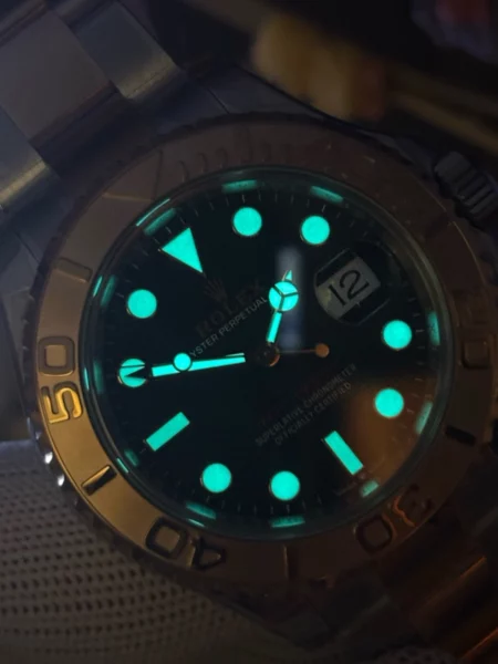 高仿勞力士Rolex 遊艇系列 間玫瑰金黑盤
