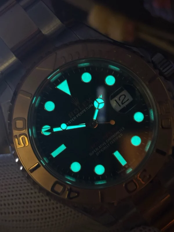 高仿勞力士Rolex 遊艇系列 間玫瑰金黑盤