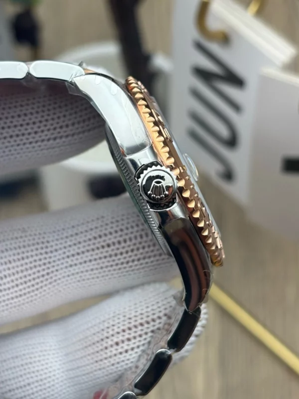 高仿勞力士Rolex 遊艇系列 間玫瑰金黑盤
